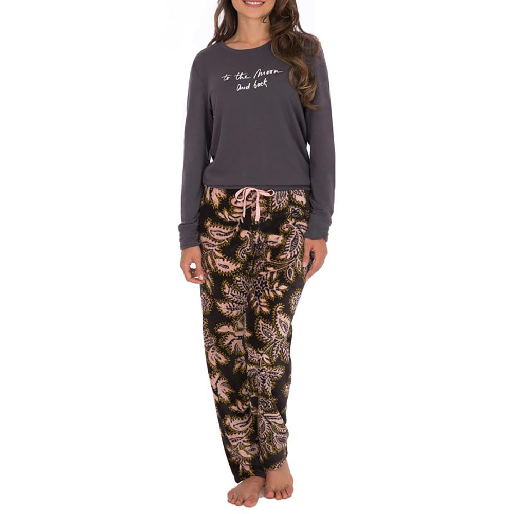 Skiny Damen Hose Lang Pantalón de Pijama para Mujer