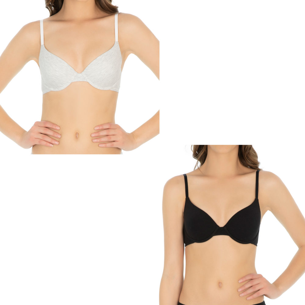 DAMA COTTON 2 PACK BRASSIERE BÁSICO
