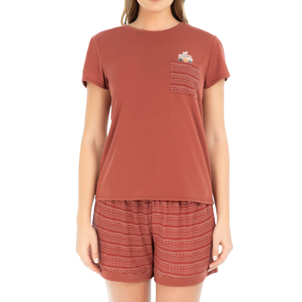 SUNDOWN DESERT SET PIJAMA MANGA CORTA CON SHORT