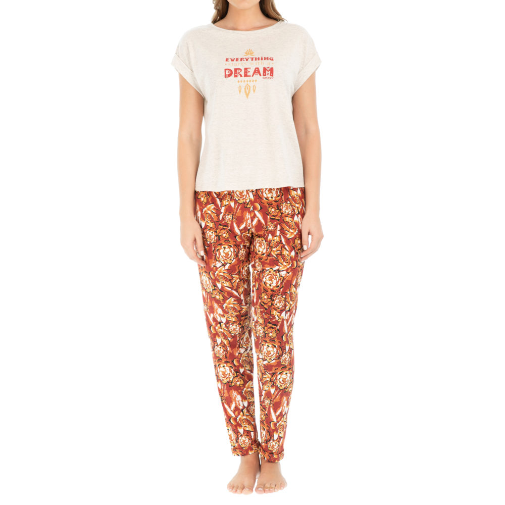 SUNDOWN DESERT SET PIJAMA MANGA CORTA CON LEGGIN